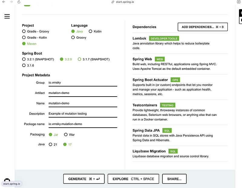 Spring Boot Mutation testing with JUnit 5, Testcontainiers, and PIT